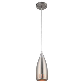 Percy One Light Mini Pendant in Brushed Nickel (88|6101300)