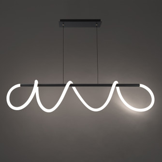 Tightrope LED Pendant in Black (34|PD-35246-BK)