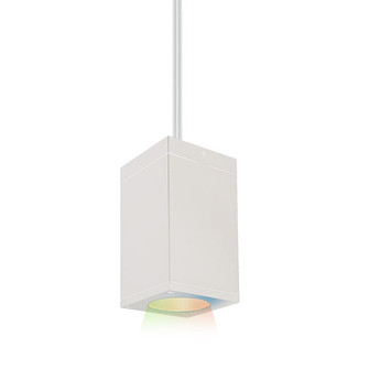 Cube Arch LED Pendant in White (34|DC-PD05-S-CC-WT)