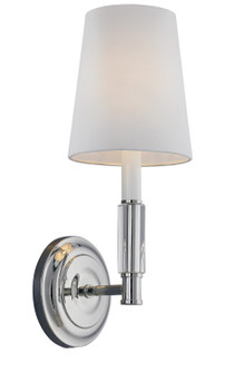 Lismore One Light Wall Sconce in Polished Nickel (454|WB1717PN)