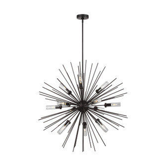 Hilo 12 Light Outdoor Chandelier in Oil Rubbed Bronze (454|OLF3296/12ORB)