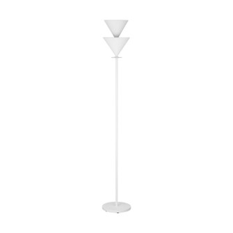 Cornet One Light Floor Lamp in Cast Plaster (454|LXT1001CPST1)