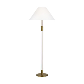 Robert One Light Floor Lamp in Time Worn Brass (454|LT1051TWB1)