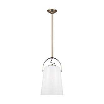 Hazel One Light Pendant in Time Worn Brass (454|LP1001TWB)