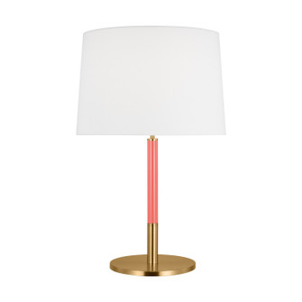 Monroe One Light Table Lamp in Burnished Brass (454|KST1041BBSCRL1)