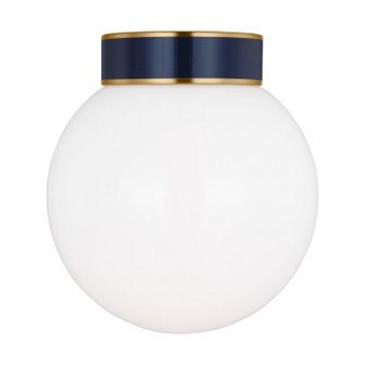 Monroe One Light Flush Mount in Burnished Brass (454|KSF1051BBSNVY)