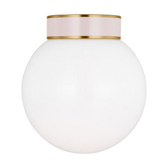 Monroe One Light Flush Mount in Burnished Brass (454|KSF1051BBSBLH)