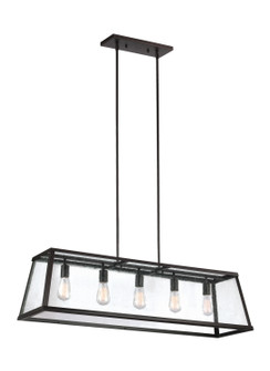 Harrow Five Light Island Chandelier in Oil Rubbed Bronze (454|F3073/5ORB)