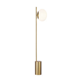 Lune One Light Floor Lamp in Burnished Brass (454|ET1361BBS1)