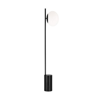 Lune One Light Floor Lamp in Aged Iron (454|ET1361AI1)