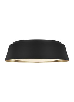 Asher Four Light Flush Mount in Midnight Black (454|EF1005MBK)