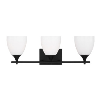 Toffino Three Light Bath in Midnight Black (454|DJV1023MBK)