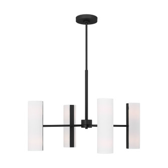 Capalino Eight Light Chandelier in Midnight Black (454|DJC1058MBK)