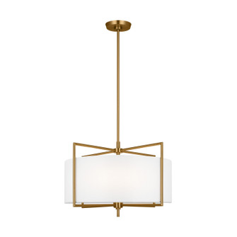 Perno Four Light Pendant in Burnished Brass (454|CP1394BBS)