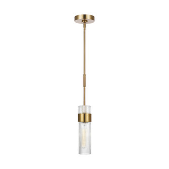 Geneva One Light Pendant in Burnished Brass (454|CP1161BBS)