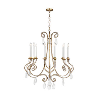 Kinsale 12 Light Chandelier in Antique Gild (454|CC15312ADB)