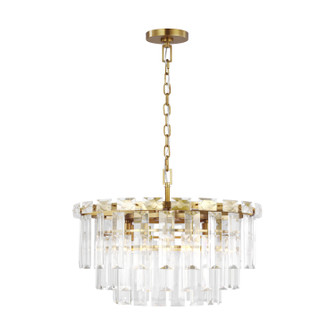 Arden Ten Light Chandelier in Burnished Brass (454|CC12610BBS)