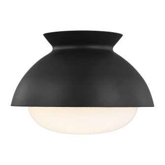 Lucerne One Light Flush Mount in Midnight Black (454|AEF1001MBK)