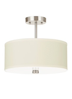 Dayna Shade Pendants Two Light Semi-Flush Convertible Pendant in Brushed Nickel (454|77262EN3-962)