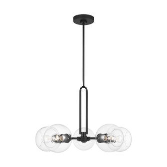 Codyn Five Light Chandelier in Midnight Black (454|3155705-112)