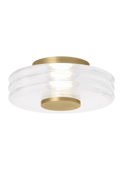 Laurel LED Flush Mount in Natural Brass (182|KWFM20827CNB)