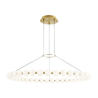 Orbet LED Chandelier in Natural Brass (182|700OBT42NB-LED927)