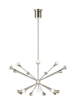 Lody LED Chandelier in Polished Nickel (182|700LDY18N-LED930)