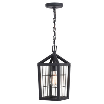 Gage One Light Outdoor Pendant in Volcanic Black (63|T0590)