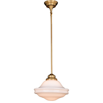 Huntley One Light Pendant in Natural Brass (63|P0374)