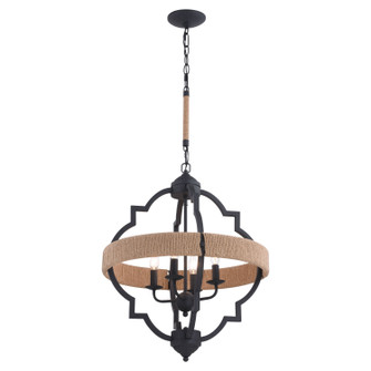 Beaumont Four Light Pendant in Textured Gray (63|P0308)