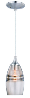 Milano One Light Mini Pendant in Satin Nickel (63|P0276)