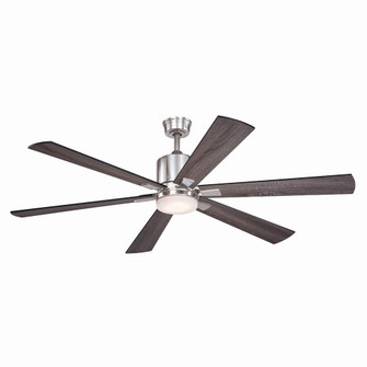 Wheelock 60''Ceiling Fan in Satin Nickel (63|F0078)