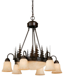 Yosemite Nine Light Chandelier in Burnished Bronze (63|CH55506BBZ)