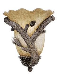 Aspen One Light Wall Sconce in Pine Tree (63|AS-WSU120PT)