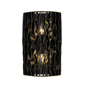 Estela Two Light Wall Sconce in Matte Black/French Gold (137|380W02MBFG)