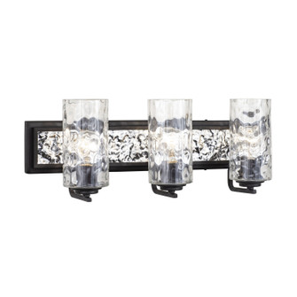 Hammer Time Three Light Bath in Carbon/Polished Stainless (137|371B03CBPS)