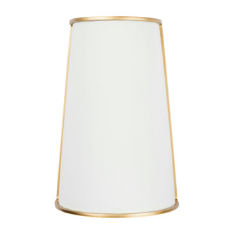 Coco Two Light Wall Sconce in Matte White/French Gold (137|364W02MWFG)