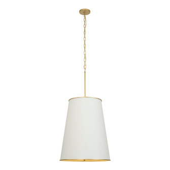 Coco Nine Light Foyer Pendant in Matte White/French Gold (137|364F09MWFG)