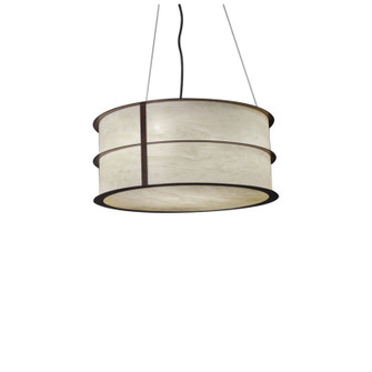 Ellipse LED Pendant in Smoked Silver (410|09176-SS-OA-04)