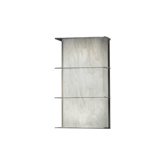 Ellipse LED Outdoor Wall Sconce in Smoked Silver (410|09172-SS-FA-02)