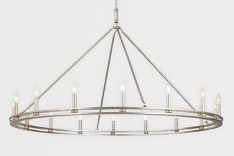 Sutton 16 Light Chandelier in Champagne Silver Leaf (67|F6244-CPL)