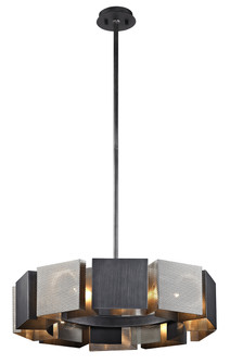 Impression Ten Light Chandelier in Graphite/Burnished Nickel (67|F6045-GRA/BN)