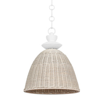 Kahn One Light Pendant in Gesso White (67|F5515-GSW)