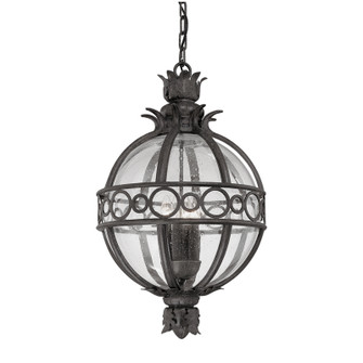 Campanile Three Light Hanging Lantern in French Iron (67|F5008-FRN)