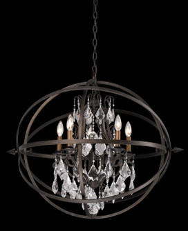 Byron Five Light Chandelier in Vintage Bronze (67|F2996)