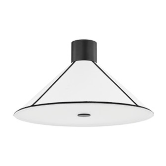 Forrest Two Light Semi Flush Mount in Soft Black (67|C8725-SBK)