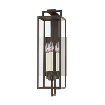 Beckham Three Light Outdoor Wall Sconce in Textured Bronze (67|B6382-TBZ)