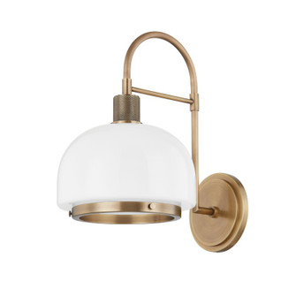 Bradbury One Light Wall Sconce in Patina Brass (67|B4115-PBR)