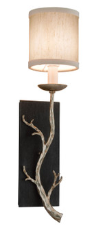 Adirondack One Light Wall Sconce in Graphite/Warm Silver Leaf (67|B2841-GRA/WSL)