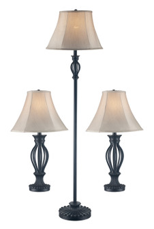 Floor Lamp and Two Table Lamps in Rubbed Oil Bronze (110|RTL-8989)